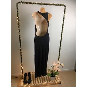 Long fitted maxi dress